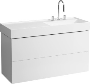 H4076490336451 Шкафчик под раковину, два ящика, компактный сифон, под раковину 813333 LAUFEN PRO