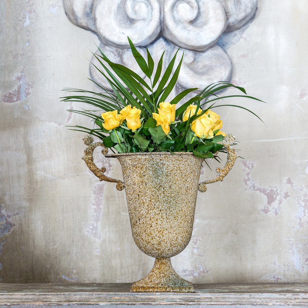 Ваза-кашпо золотистая «Агора» BYOBJECT - 096660 Золото Object Desire  - Вид №3