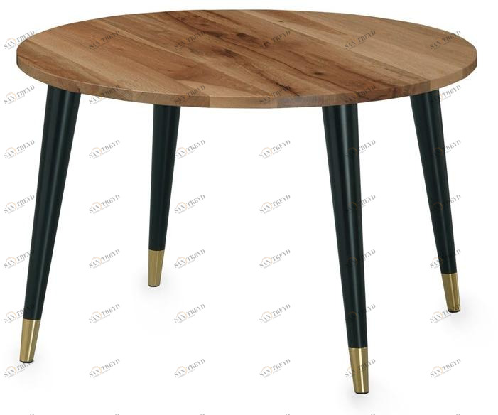 Oliver B. Низкий круглый журнальный столик из массива дерева Oliver b. wild sun-id-1448655