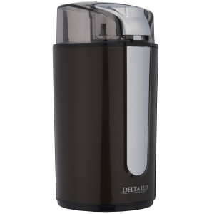 9235486 Кофемолка электрическая DELTA LUX DE-2202 коричневый