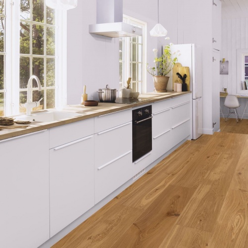 Инженерная доска Boen Chaletino Traditional Live Natural Ированная Дуб Рустик с брашью (Текстурированная) 2750х300 мм EBCY4KFD - Вид №2