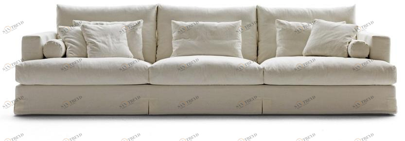 Saba Italia 3-х местный тканевый диван со съемным чехлом sun-id-1406308