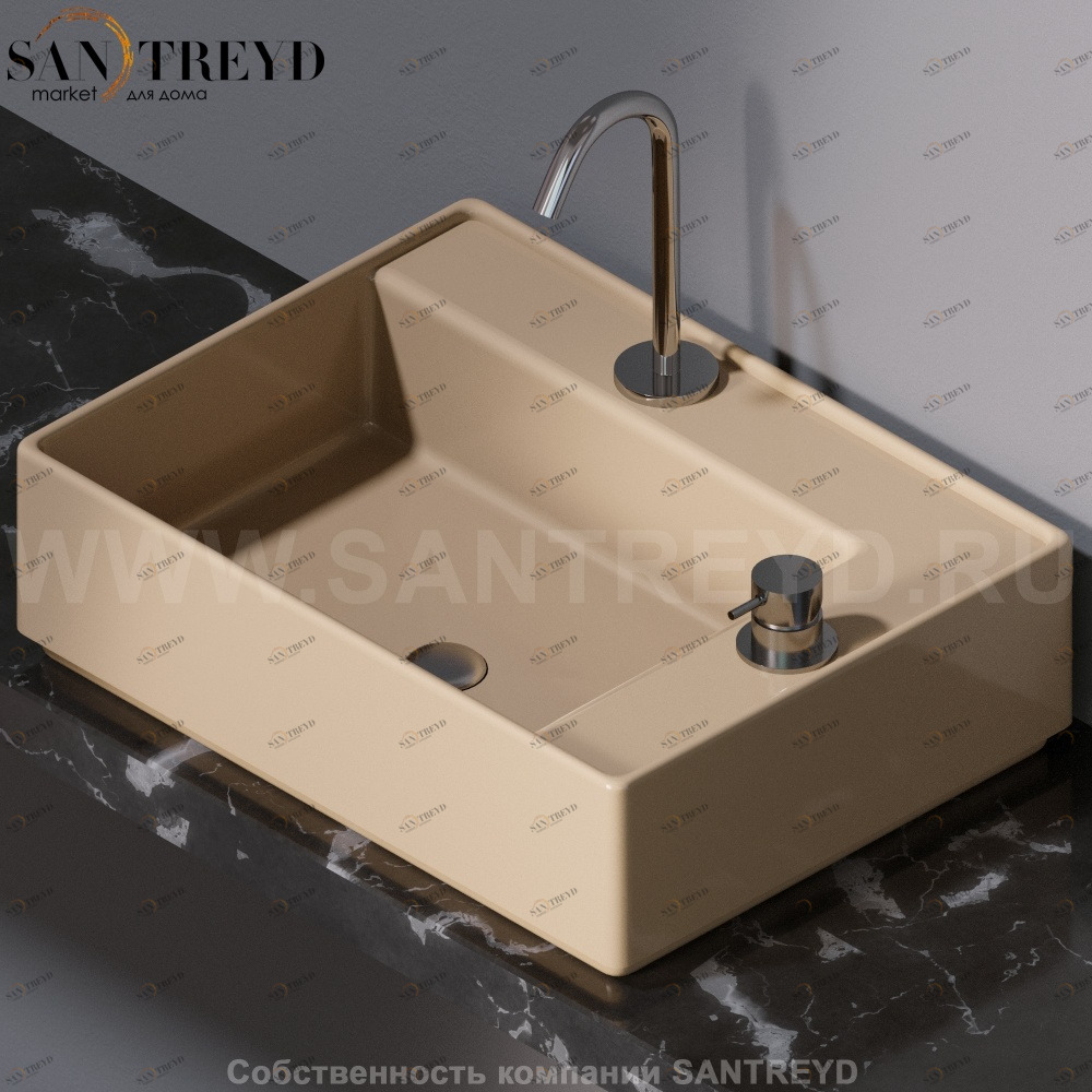 L640110 Накладная раковина на столешницу  прямоугольная A. e T. Italia Fly AeT ITALIA