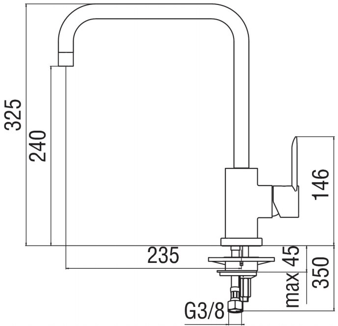 Nobili Rubinetterie Смеситель для кухни, однорычажный New road sun-id-1433566 - Вид №1