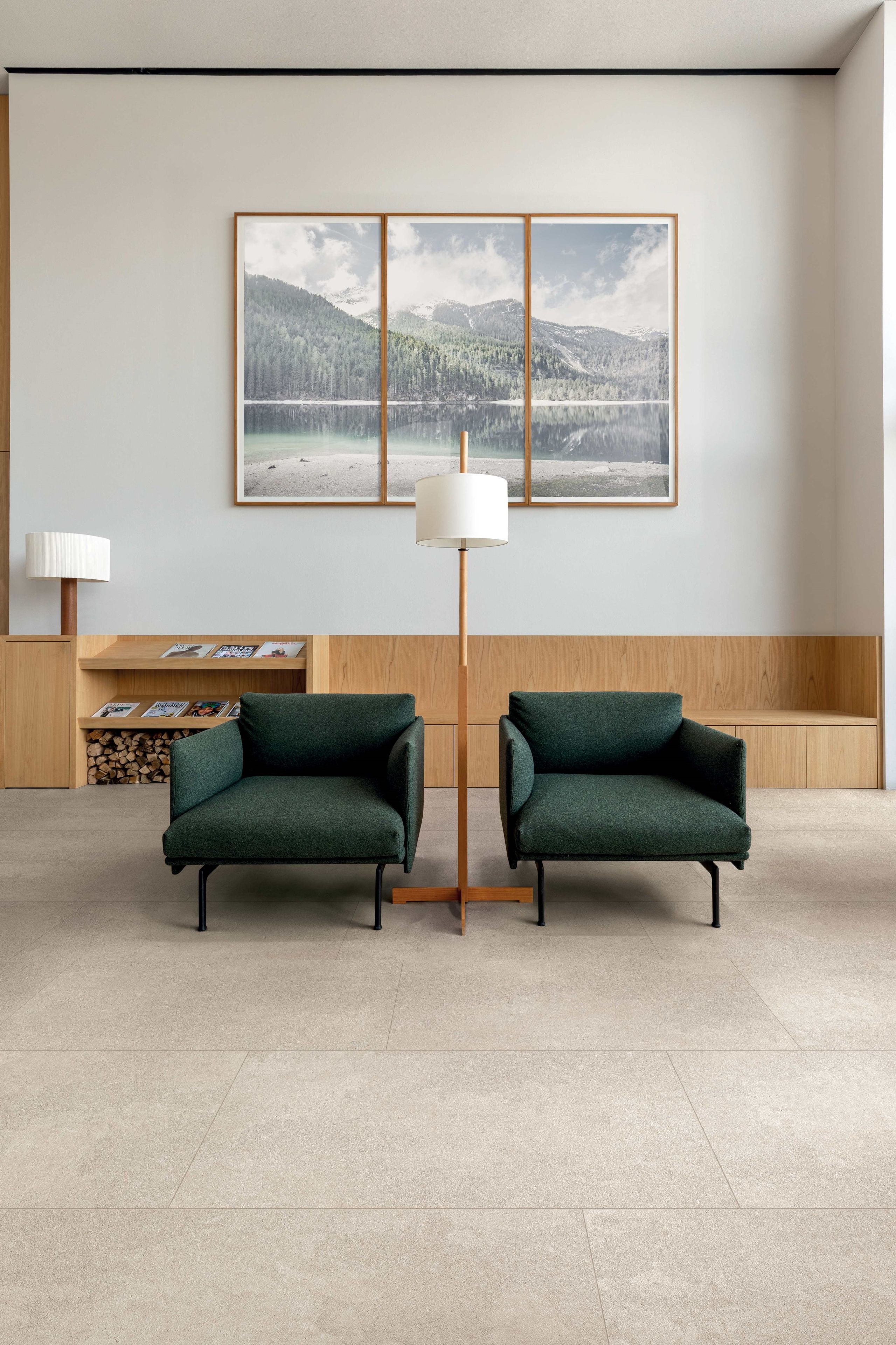 Пол / облицовка керамогранита для внутреннего и наружного применения с эффектом цемента Florim Ceramiche SENSI ARCH-00151192 - Вид №25