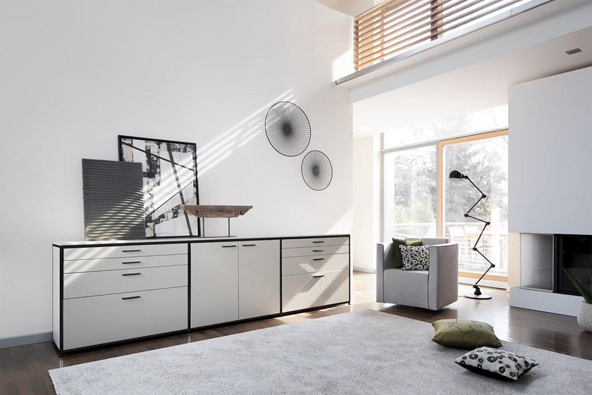 Bosse Низкомодульный офисный шкаф для хранения из металла Black edition sun-id-1368110 - Вид №2