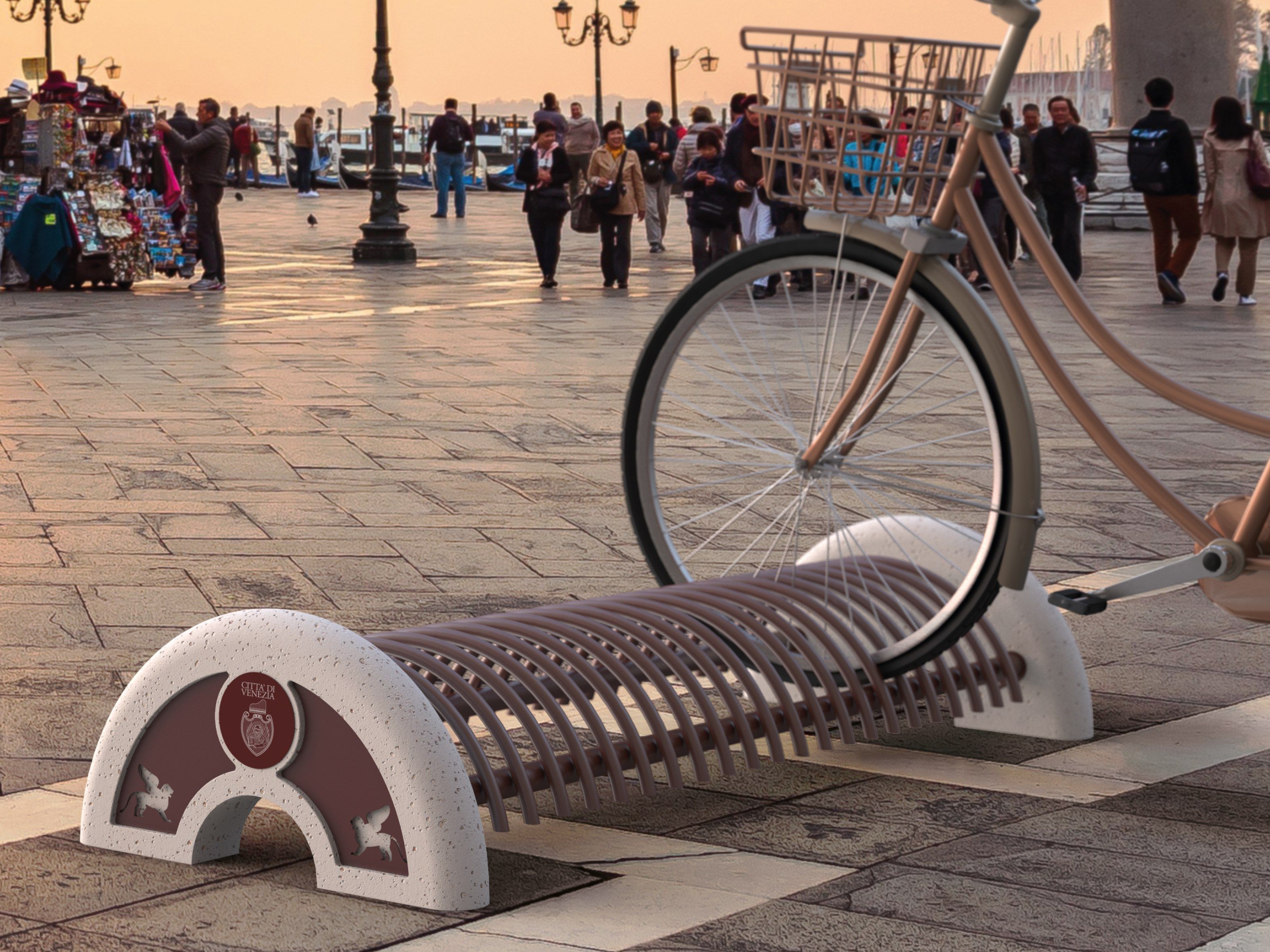 Стальная стойка для велосипедов Lazzari Arco ARCH-00145043 - Вид №1