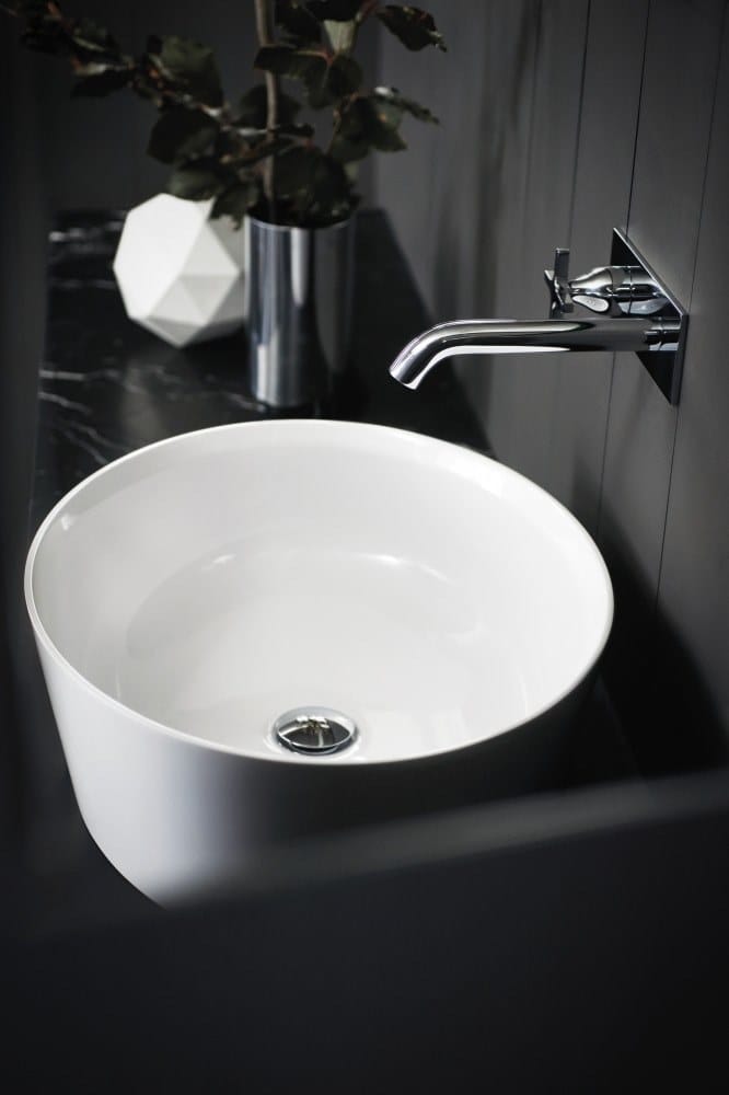 Латунный настенный смеситель для раковины с 3 отверстиями Agape Memory ARCH-00081383 - Вид №4