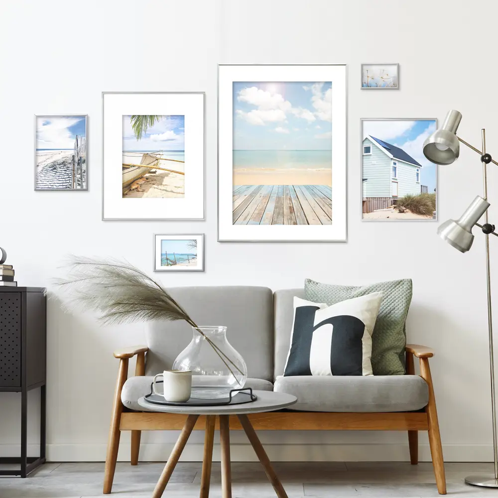 Фоторамка Kreaforta Lila серебристая 10×15 см для интерьера 89398512 STLM-1584690 - Вид №3