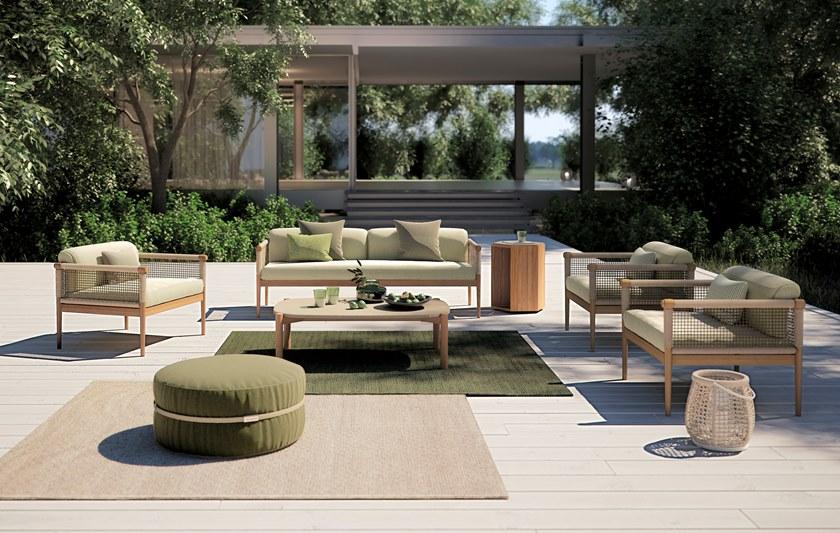 Atmosphera Садовое кресло с подлокотниками из веревки и ткани Lodge Lg.pl - Вид №5