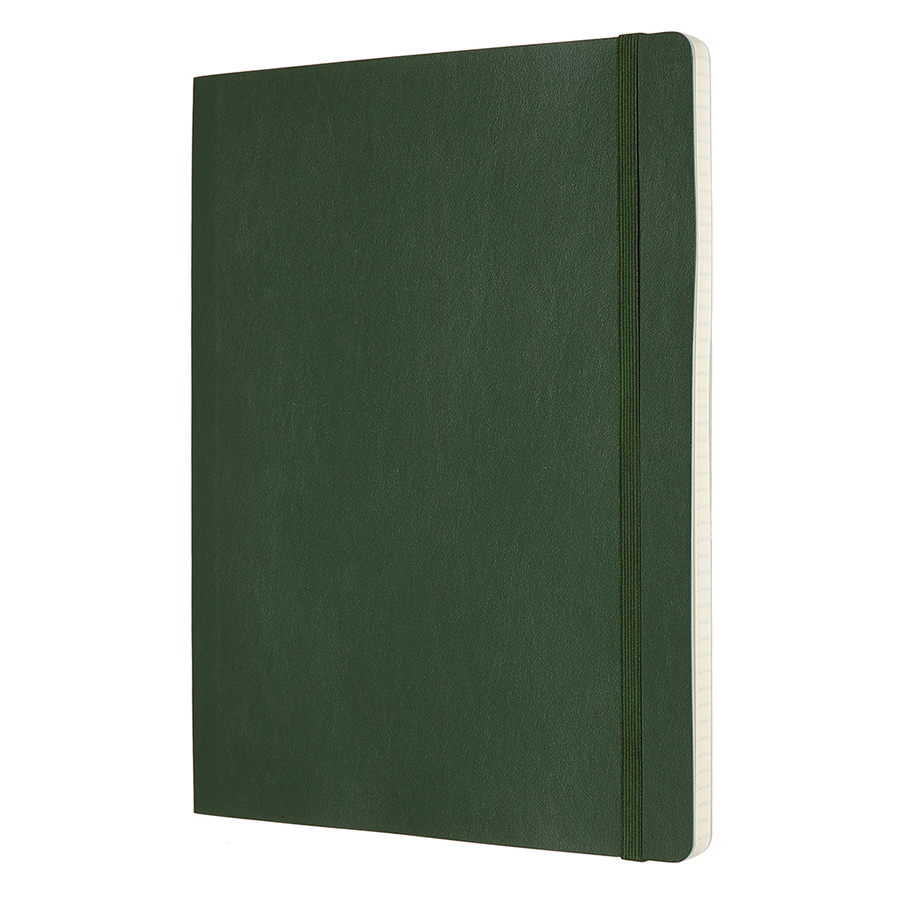 Блокнот Moleskine CLASSIC SOFT XLarge 190x250мм 192стр. клетка мягкая обложка зеленый 1128074 - Вид №1