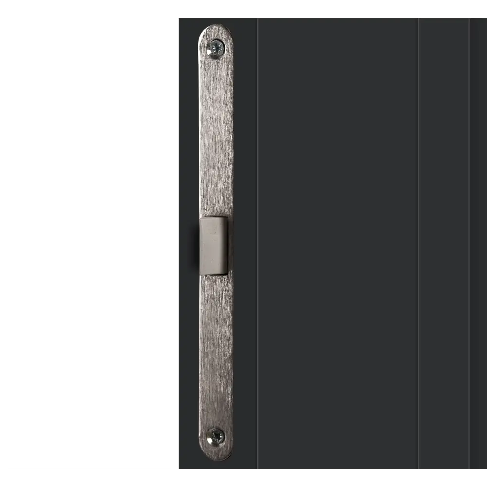 Дверь межкомнатная глухая Нобиле 90x200 см Hardflex цвет антрацит с замком МАРИО РИОЛИ STLM-2202390 - Вид №4