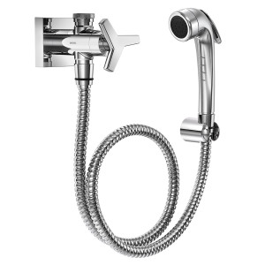 00876906 Гигиенический душ с оформлением и полированным графитовым отводом Docol DOCOL CITY