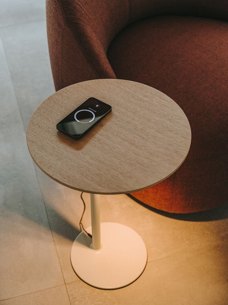 Круглый журнальный столик с USB-разъемом Lapalma LYT ARCH-00044863 - Вид №8