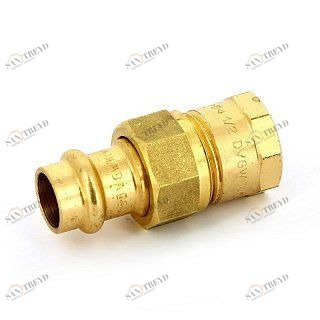 Муфта пресс-В с разъемным соединением 15x1/2' IBP P4330G01504000