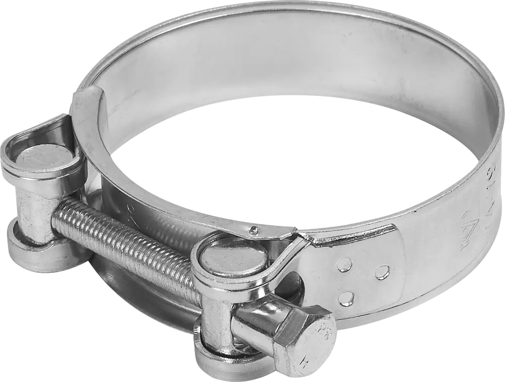 Силовой хомут СТРОЙБАТ для труб 74-79 мм с винтовой фиксацией 85883048