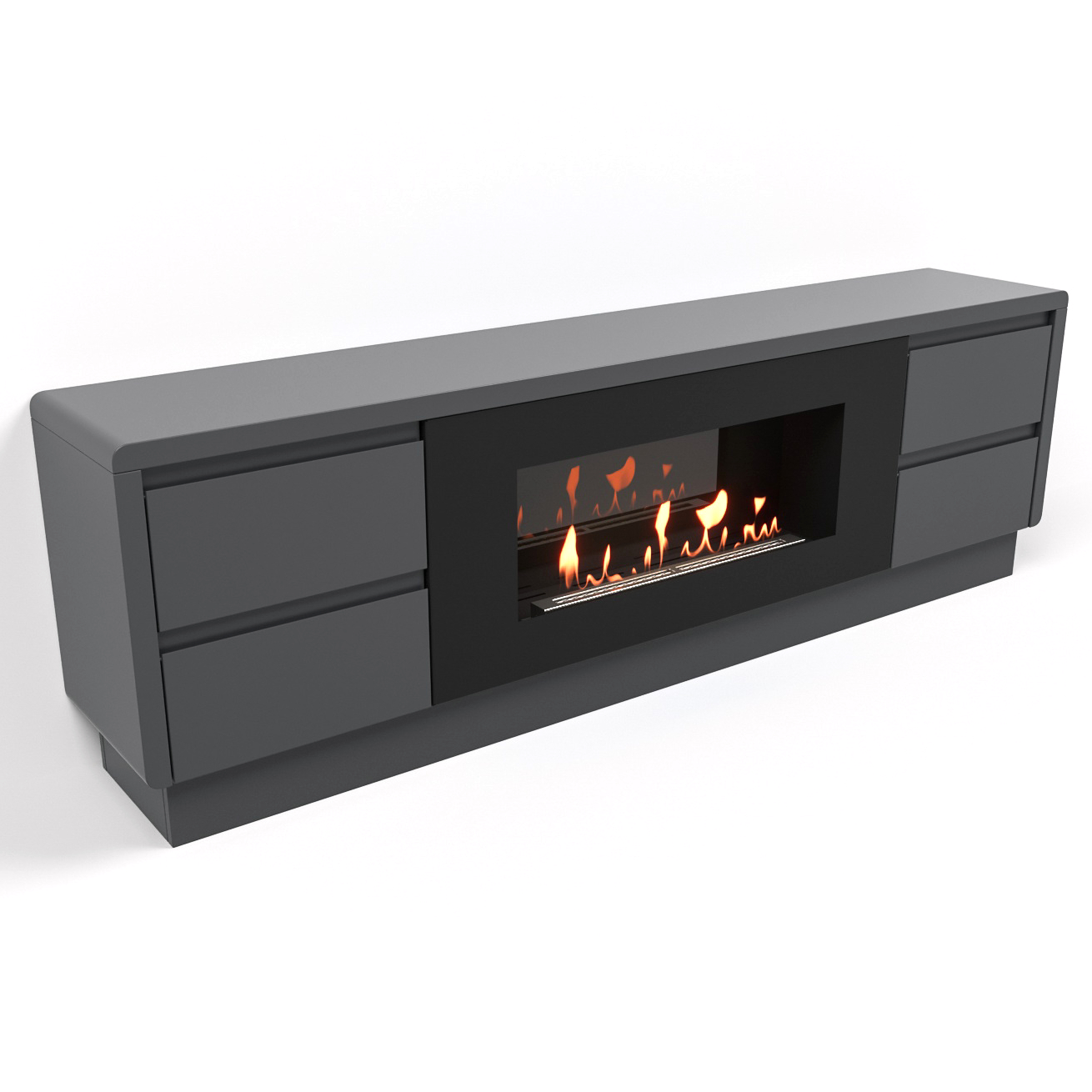 9101970 Биокамин с тумбой Firelight BFP/P-1700 lux черный STDN-0108027