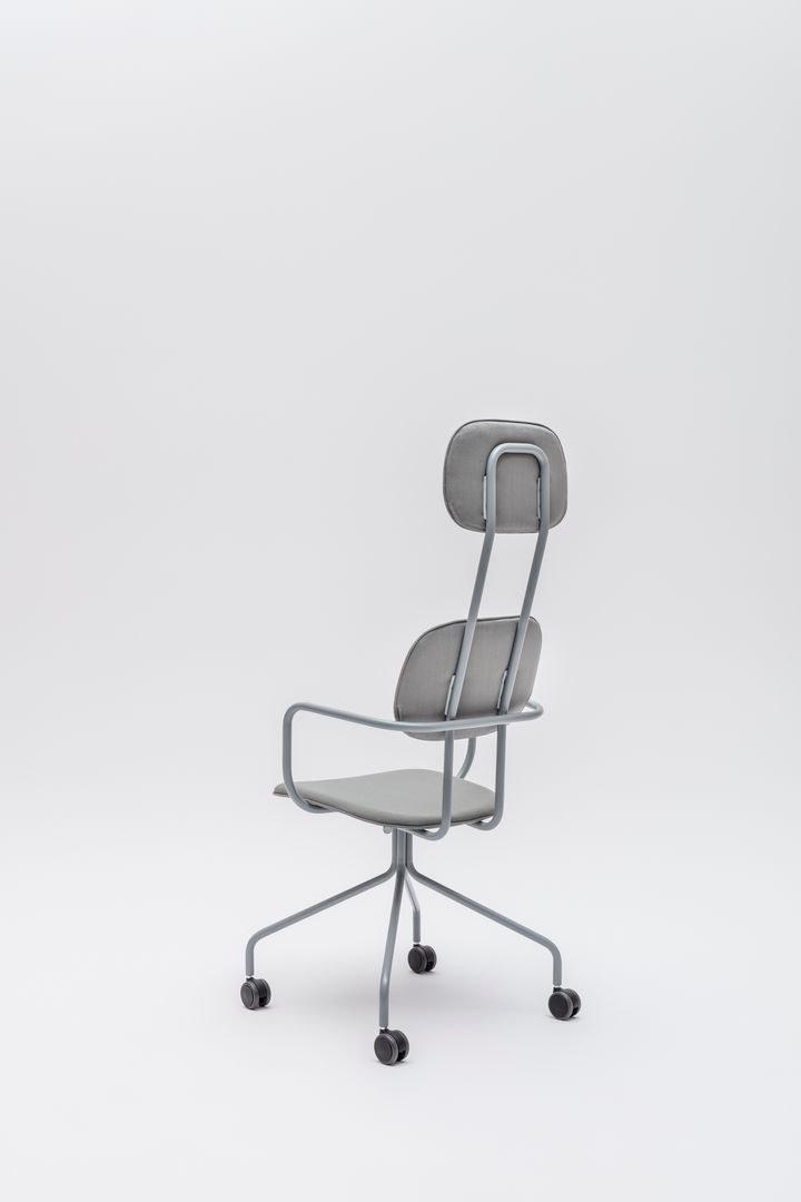 MDD Стул на козелке тканевый на колесиках New school sun-id-1345811 - Вид №4