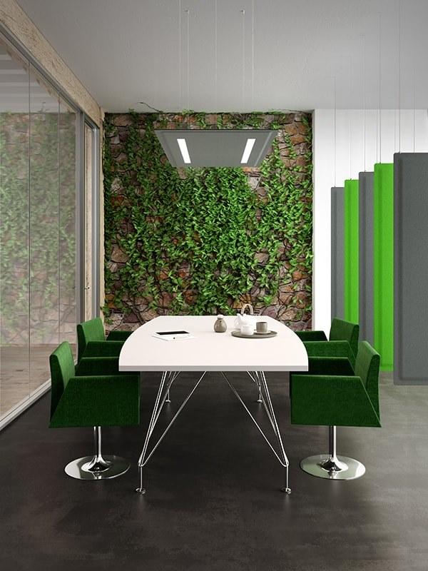 MASCAGNI Подвесная акустическая панель из меламина со встроенной подсветкой Sound sun-id-1446934 - Вид №6