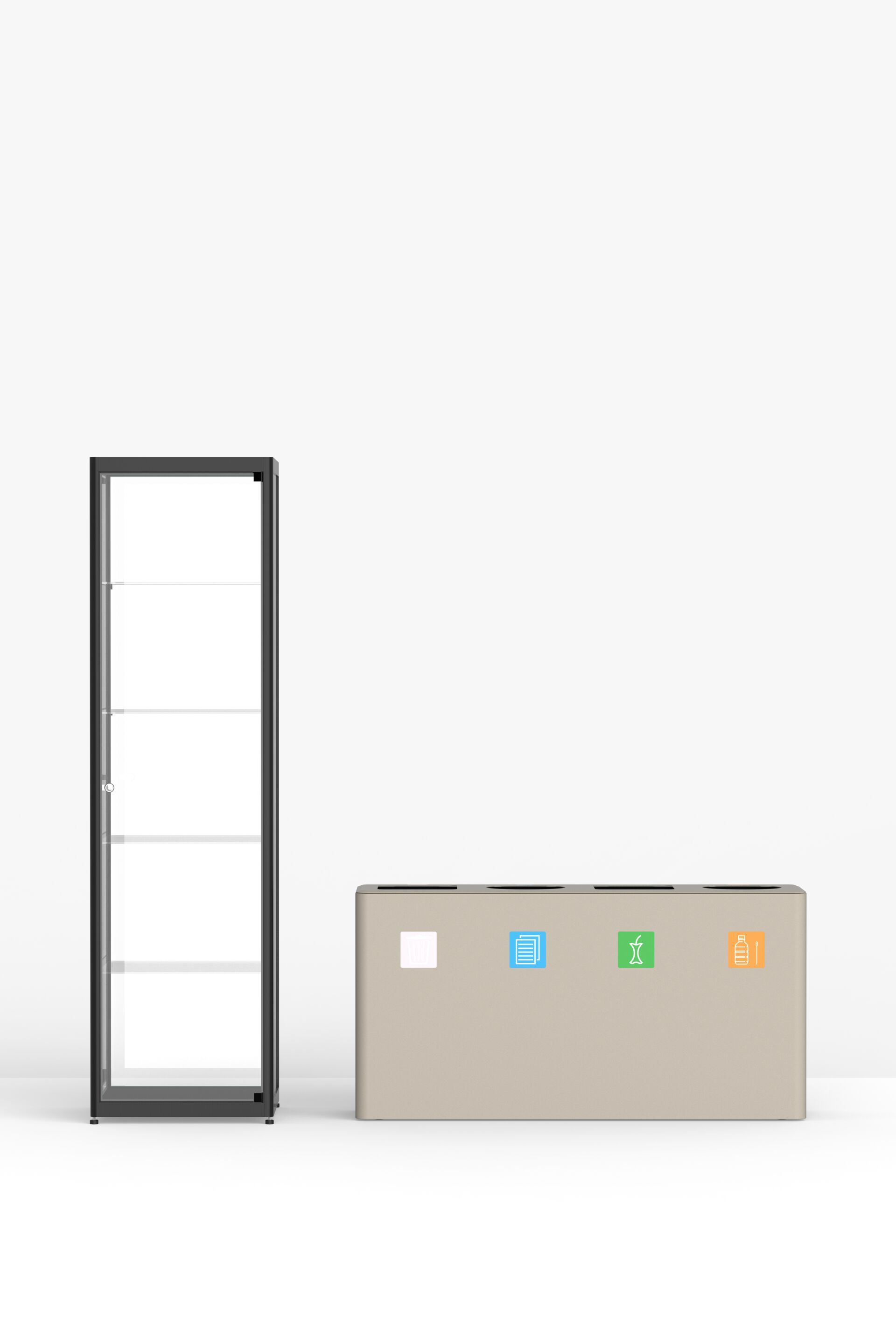 Стальная стойка для мусора с порошковым покрытием FUNCTIONALS DUNK ARCH-00053346 - Вид №19