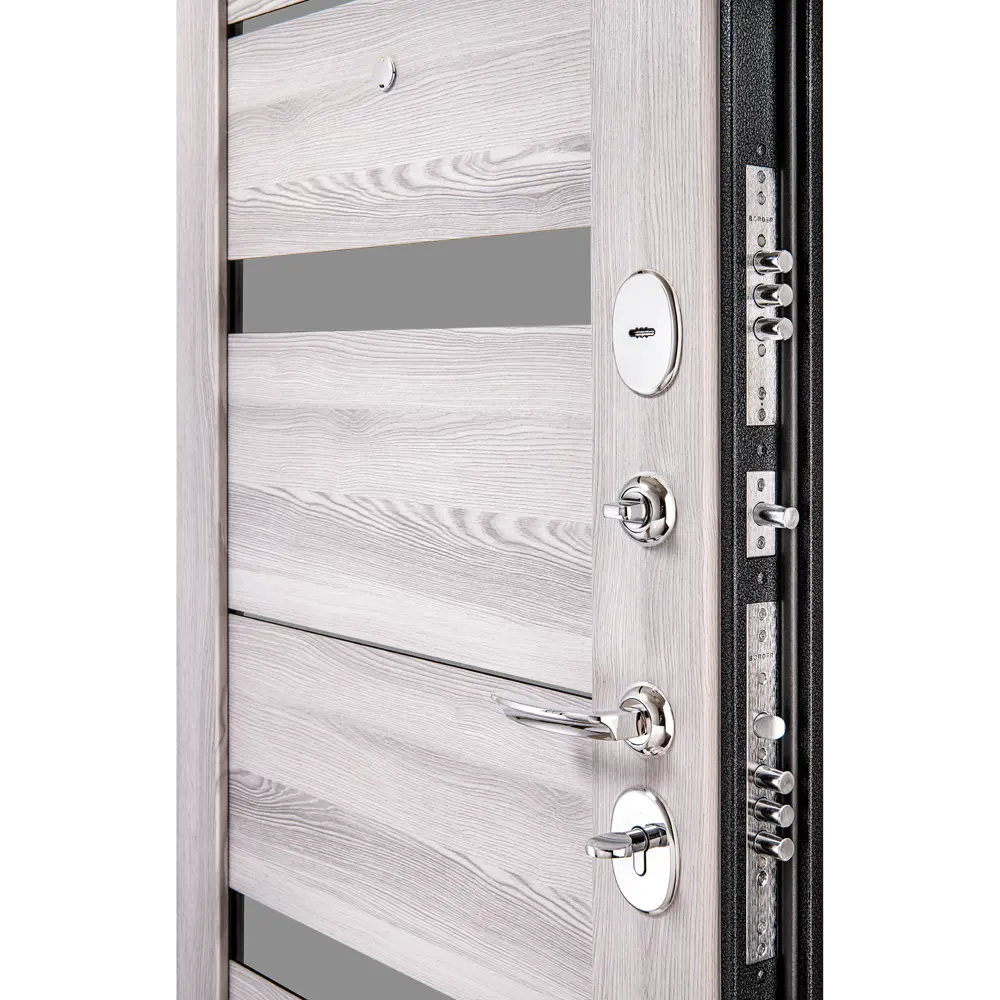 Дверь металлическая Монса Ривьера Айс 98x205 см правая античное серебро PORTIKA STLM-2212599 - Вид №2