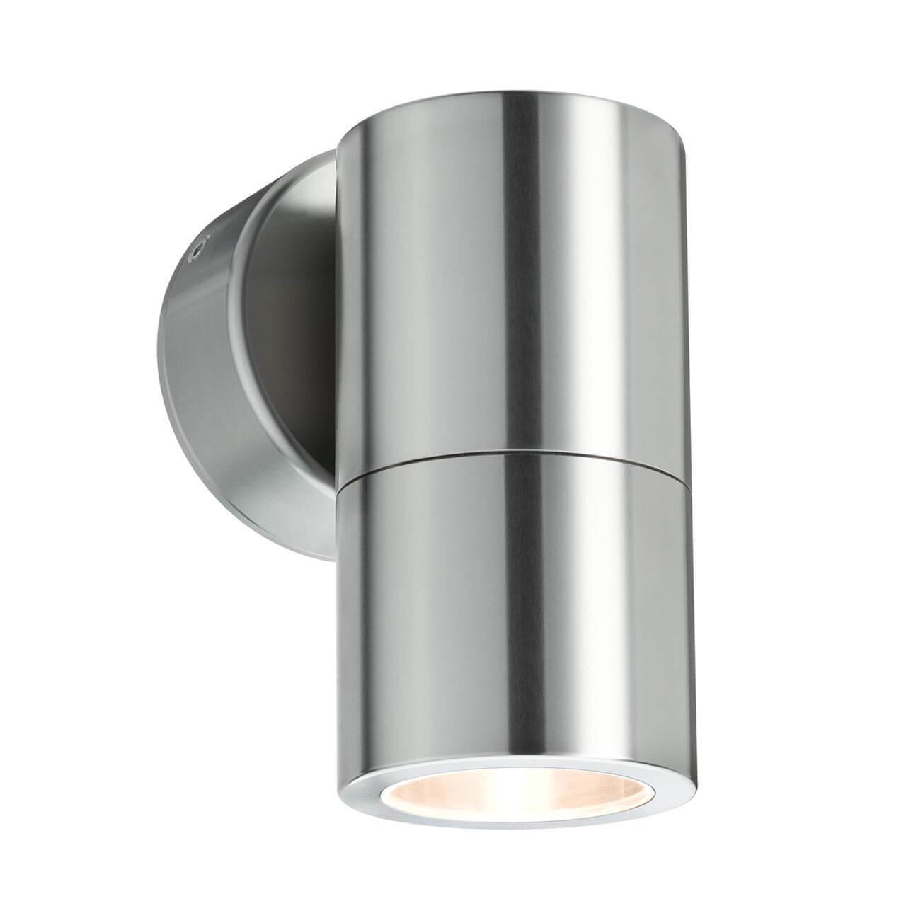 Уличный настенный светильник светодиодный 12,5х9,5х6 см серебро Led Flame Eisen 18008 PAULMANN LED FLAME EISEN 00-3896034 Серебро  - Вид №1