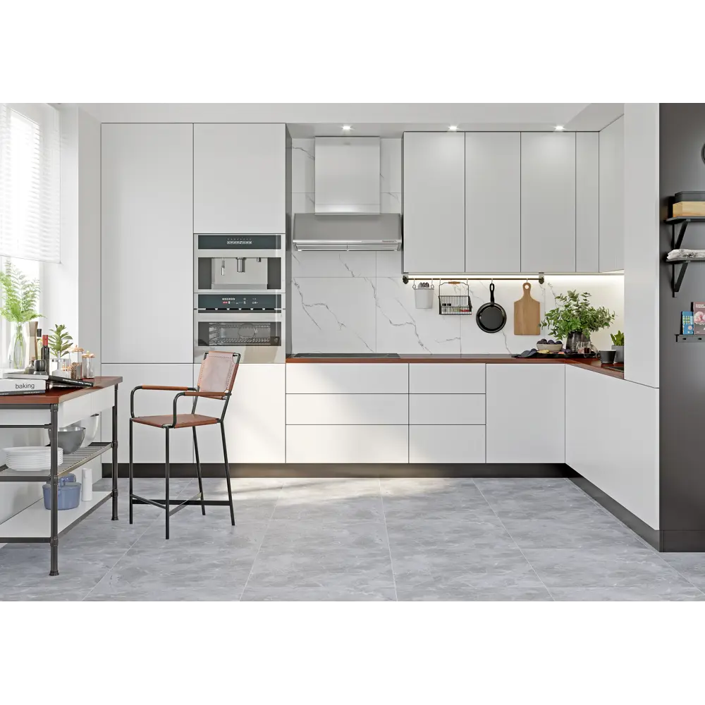 Керамогранит Grasaro Softmarble 60x60 см 1.44 м² лаппатированный цвет белый STLM-2210951 - Вид №6
