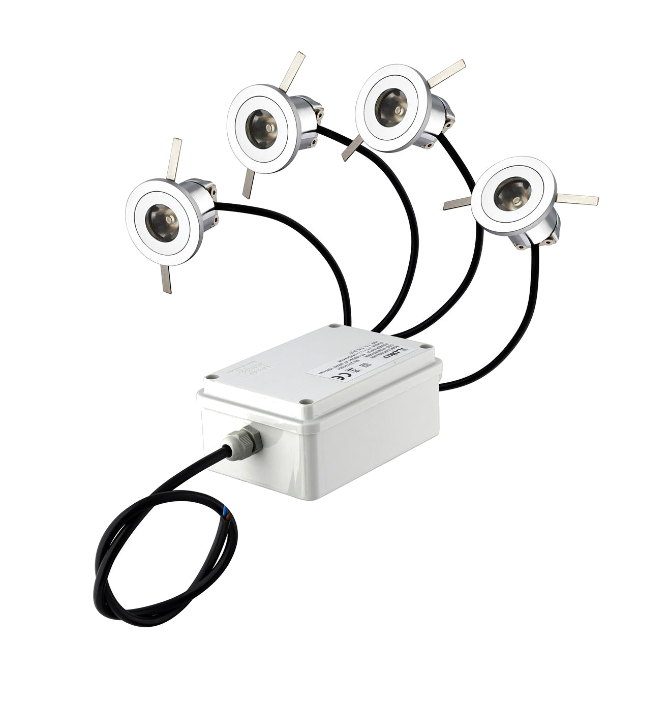 0C004-CR CARIMALI Комплект для хромотерапии / белый свет 4 светодиода 