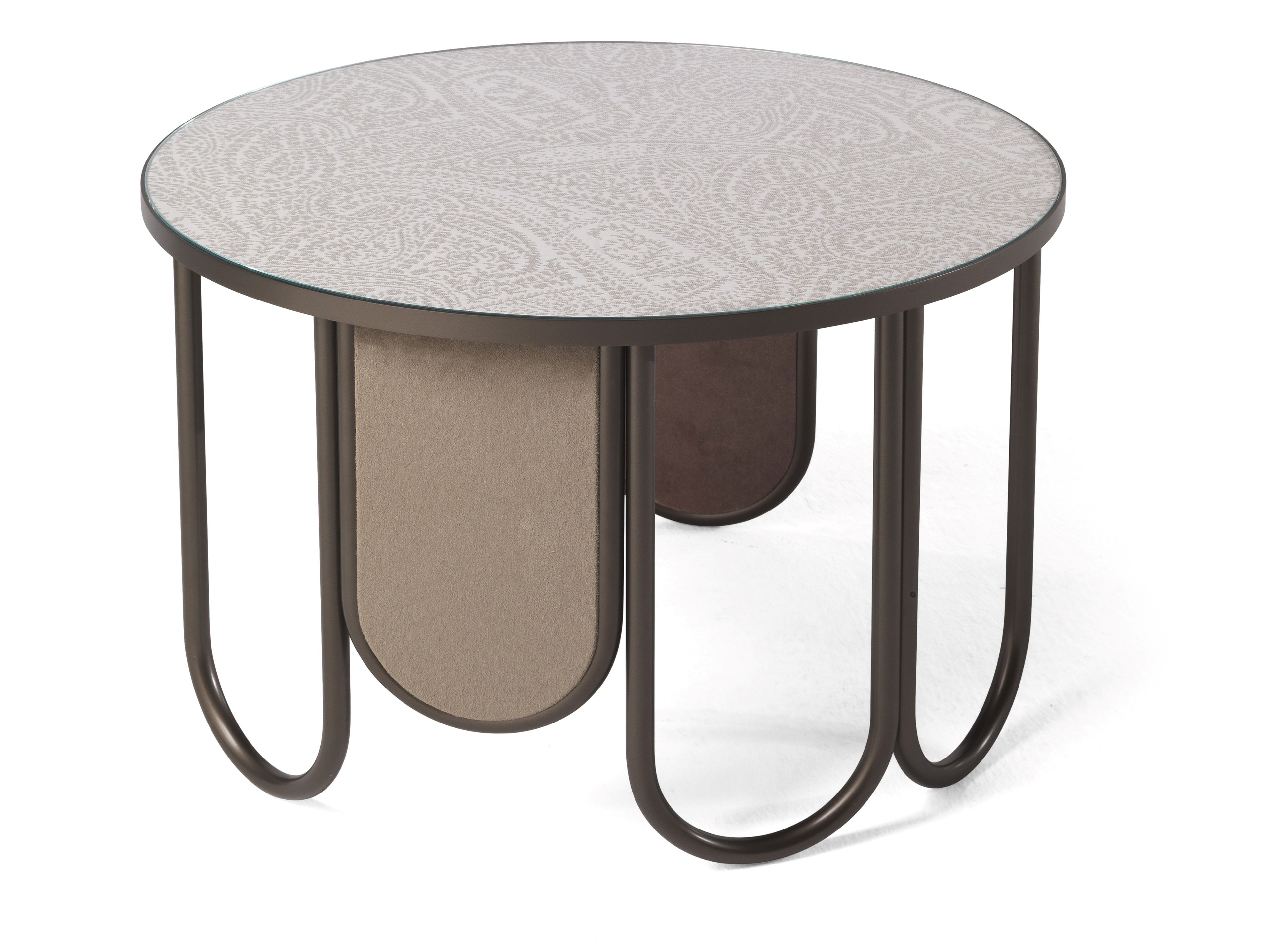 Железный овальный журнальный столик ETRO Home Interiors Chandra ARCH-00002300 - Вид №4