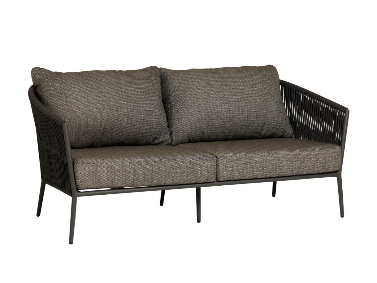 2-местный тканевый садовый диван Jati Kebon Fortuna Rope ARCH-00004081