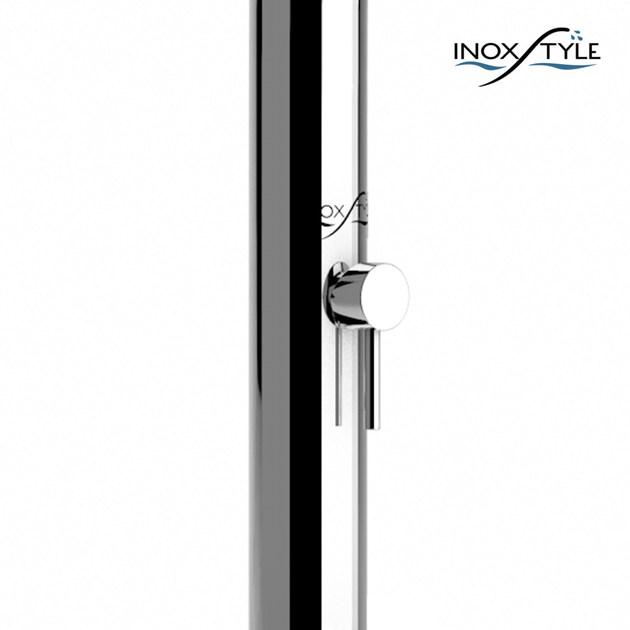 Inoxstyle Открытый душ из нержавеющей стали с ручным душем Sole 01028 mmt - Вид №3