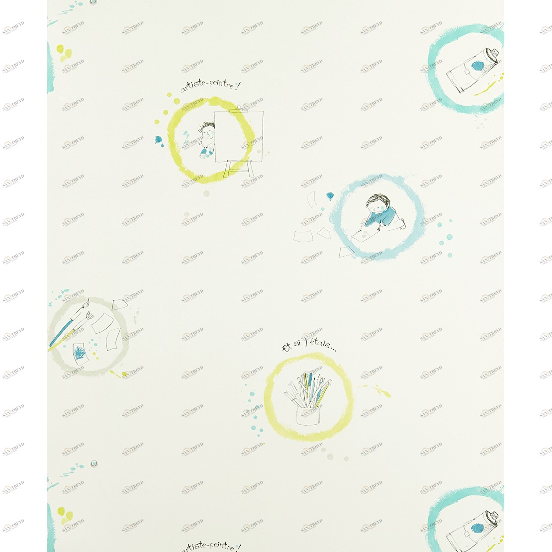 Рулон обоев ARC EN CIEL CFT25427207. Основа Casadeco