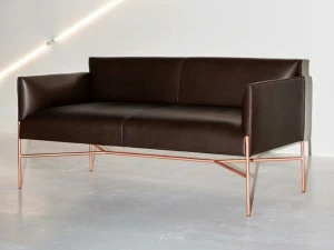 Tacchini 2-х местный кожаный диван Chill-out