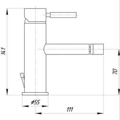 Смеситель MIGLIORE Fortis ML.FRT-5323.CR для биде  - Вид №1