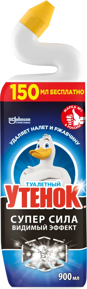Туалетный Утенок «Видимый эффект» — чистящее средство для унитаза 900 мл 82454617