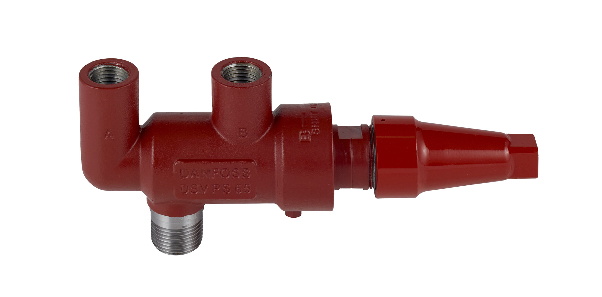 Danfoss DSV — многоходовые запорные клапаны для предохранительных клапанов DSV 2 Клапан запорный двойной 148F3008  - Вид №2