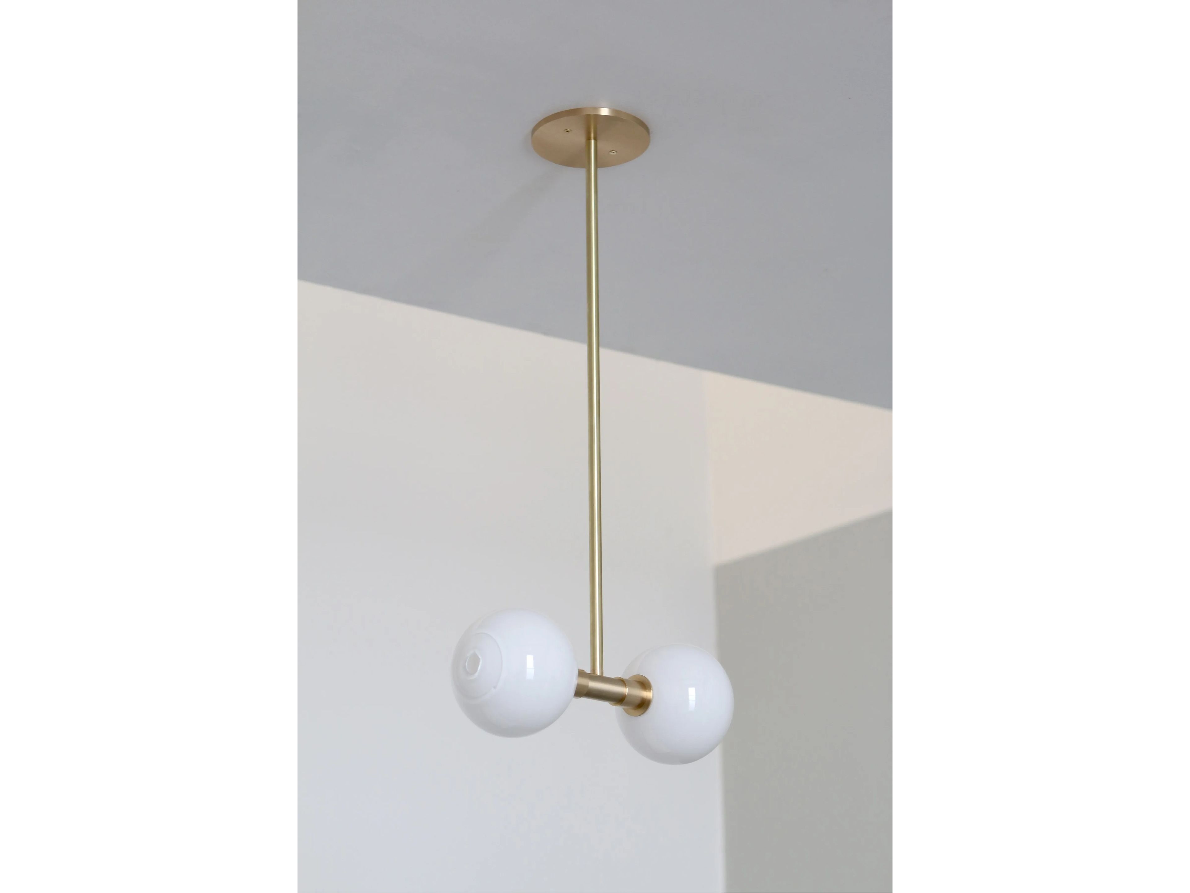 Подвесной светильник из латуни и выдувного стекла SkLO Stem ARCH-00045892 - Вид №1