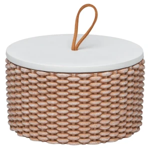 Шкатулка смола коричневый 6 см