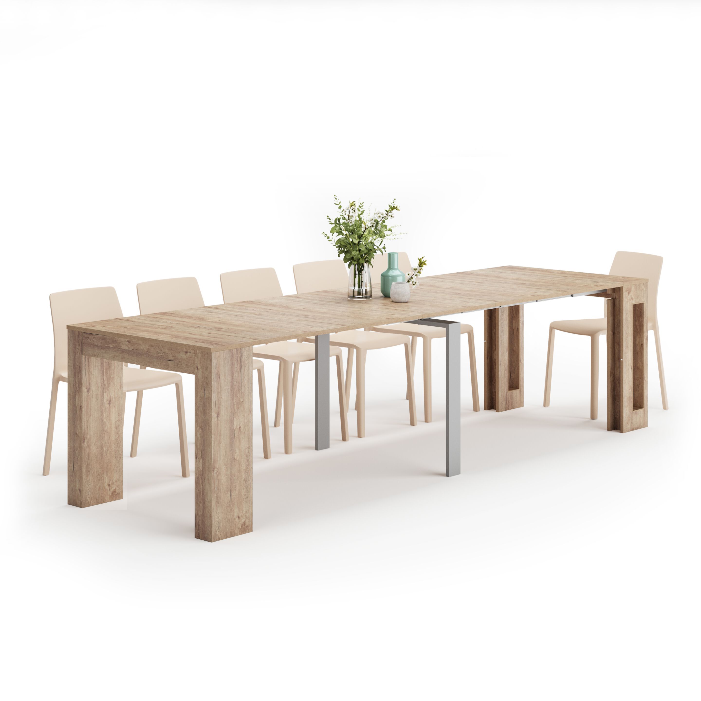 Прямоугольная выдвижная консоль из меламинированного дерева Mobili Fiver Easy ARCH-00148901 - Вид №8