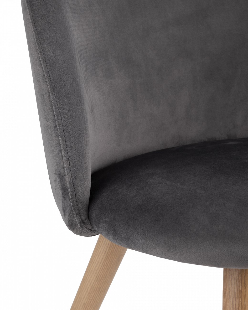 Стул с мягкой обивкой серый "Лион" STOOL GROUP ДИЗАЙНЕРСКИЕ 00-3881984 Серый  - Вид №4