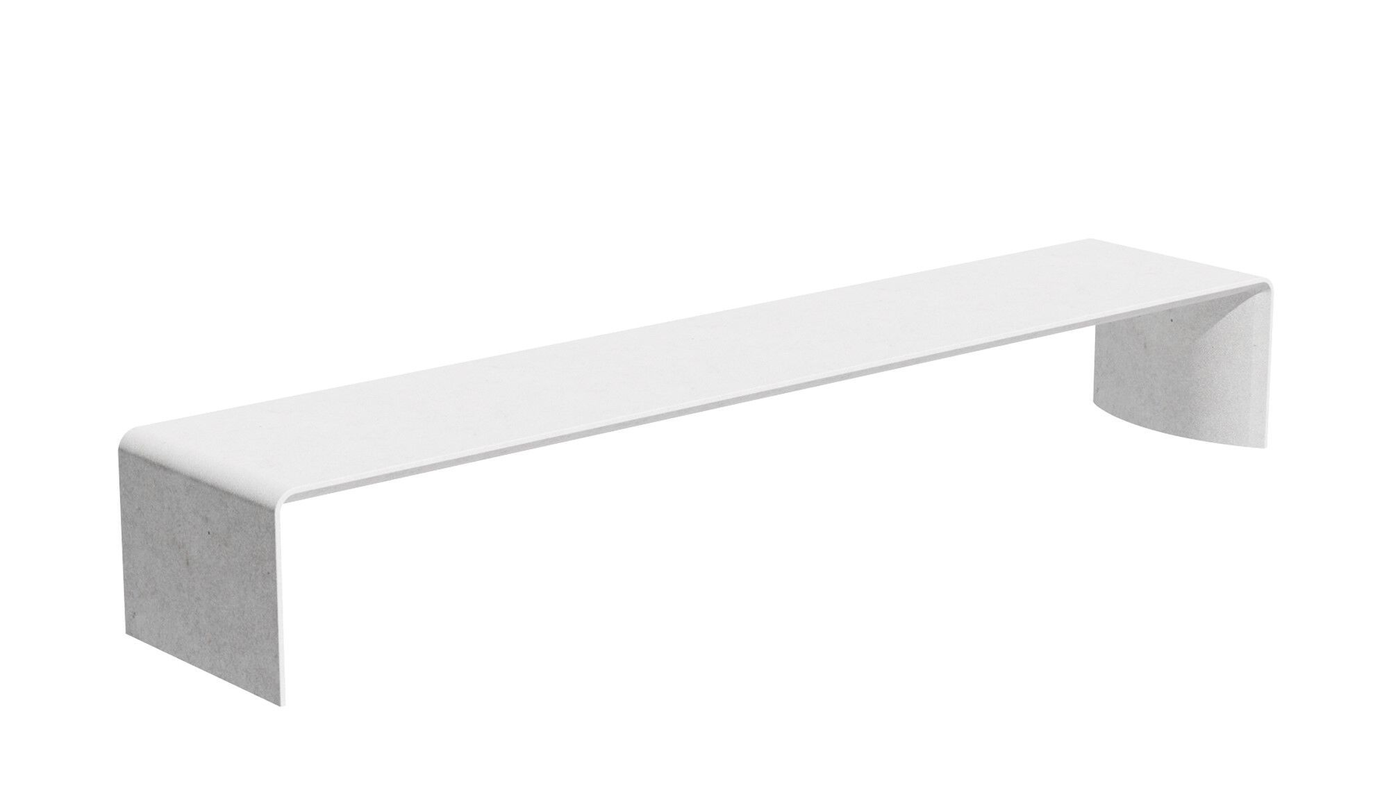 Бетонная скамья без спинки amop чистый AR+ ARCH-00024552 - Вид №1