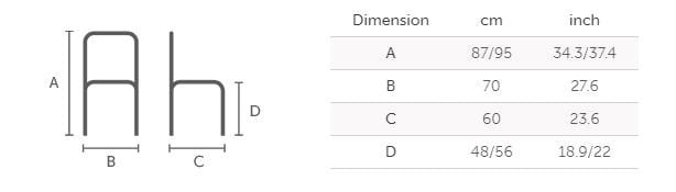5 спиц ткань поворотный операционный стул Midj Dalia ARCH-00041382 - Вид №2