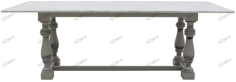 Il Giardino di Legno Прямоугольный обеденный стол из мрамора Mozaic Moza0477