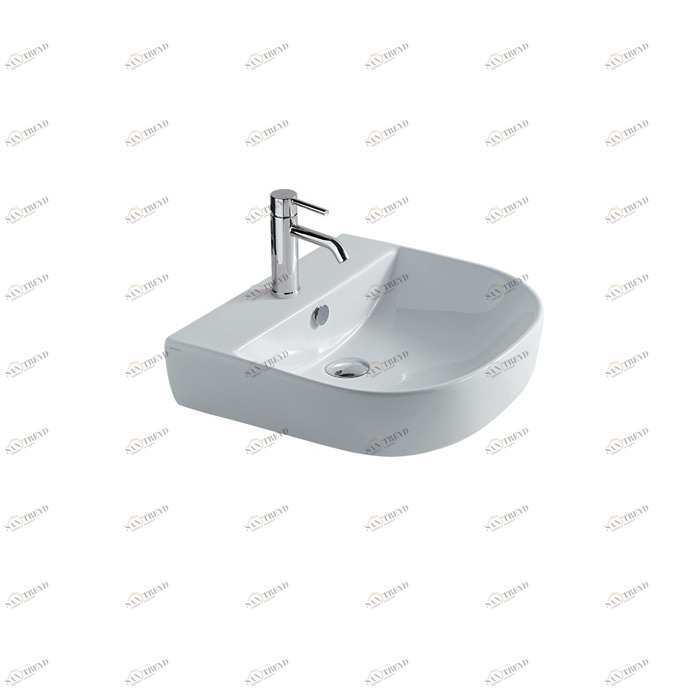 5204 Подвесная раковина настенная овальная Galassia EDEN белая