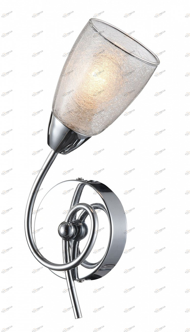Бра настенное хром с прозрачным плафоном Flash FR5104-WL-01-W FREYA MODERN 00-3957458 Хром