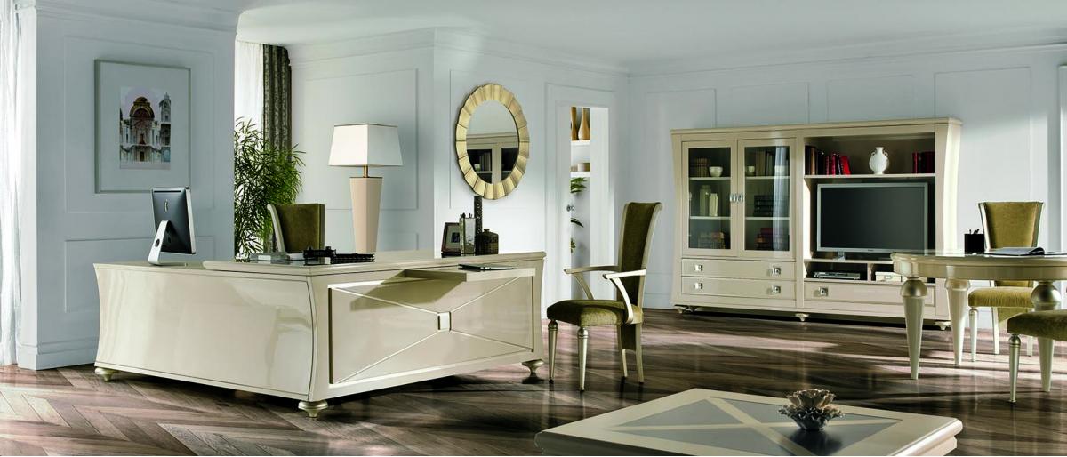 106625 Письменный стол с модулем 21067 180x205 см Llass Wonderland Santreyd