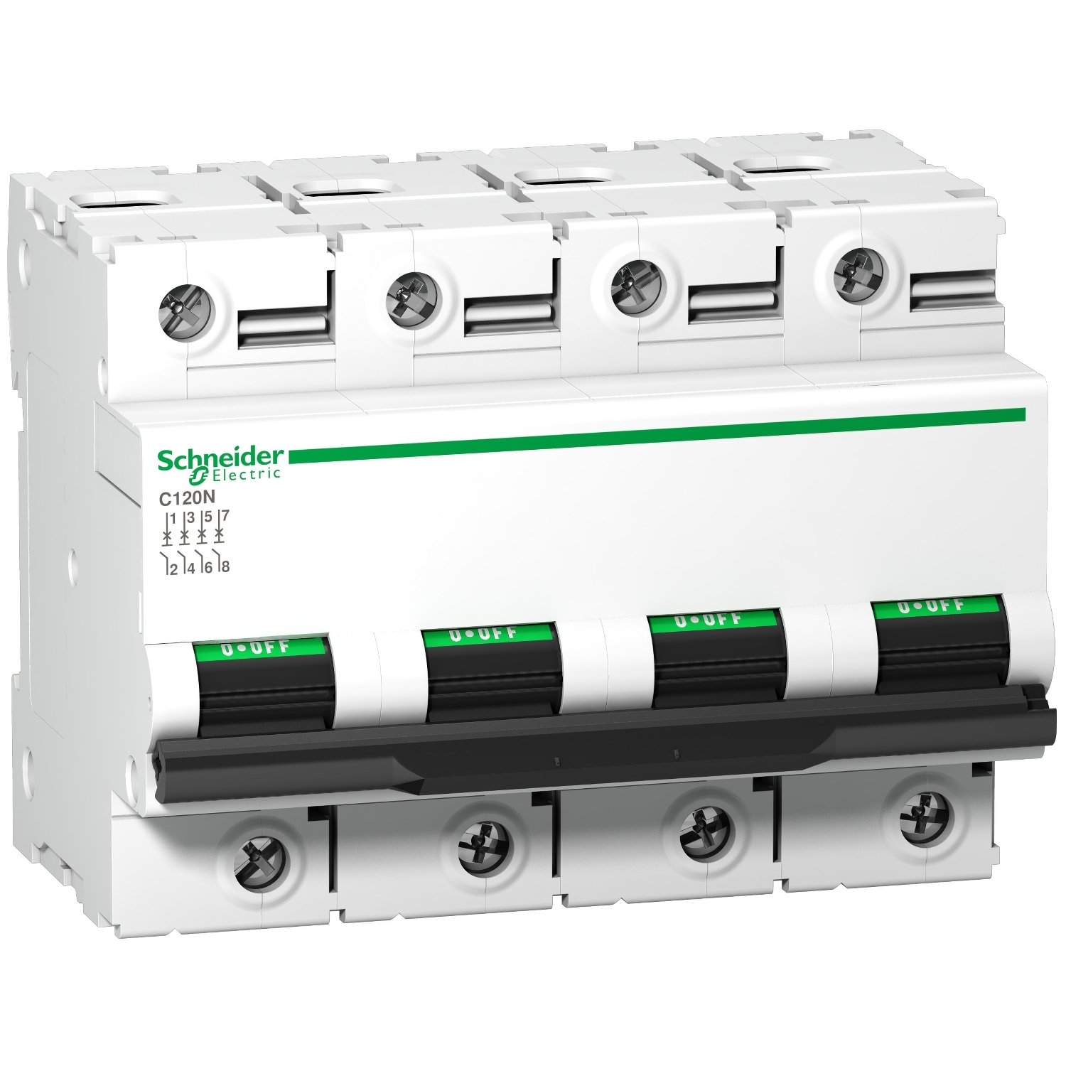 A9N18371 Автоматический выключатель Acti9 4P 63А (C) 10кА Schneider Electric Acti 9 