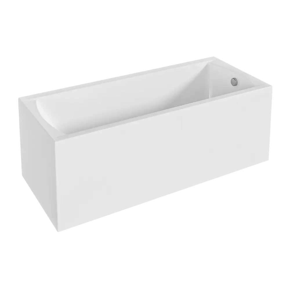 Ванна 100Acryl Ницца акриловая 155x70 см каркас в комплекте STLM-2166530 - Вид №2