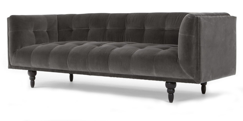 Диван Royal прямой серый ICON DESIGNE ДИЗАЙНЕРСКИЕ 178116 Серый  - Вид №1