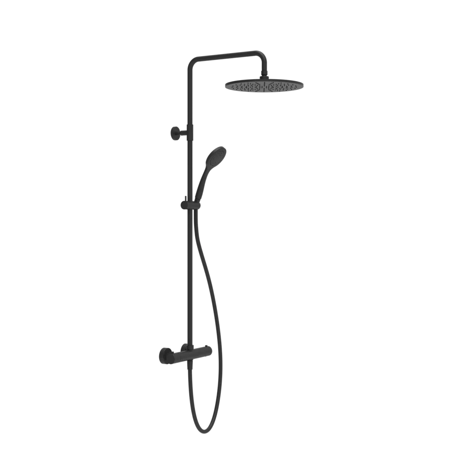 Душевая колонка 35183 299 Gessi Via manzoni МАТОВО-ЧЕРНЫЙ 35183299